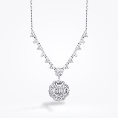 1.03 Karat Pırlanta Baget Gerdanlık - Baroni Diamond (1)