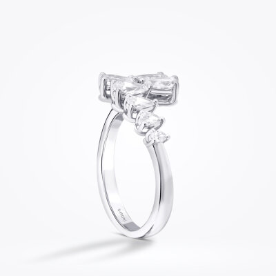 1.08 Karat Pırlanta Damla Yüzük - Baroni Diamond (1)