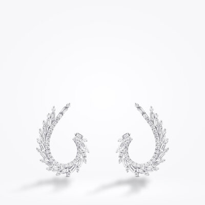 1.12 Karat Pırlanta Baget Küpe - Baroni Diamond (1)