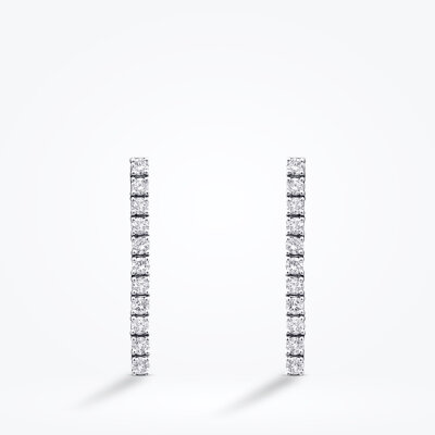 1.14 Karat Pırlanta Su Yolu Küpe - Baroni Diamond (1)