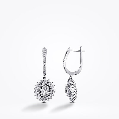 1.15 Karat Pırlanta Trend Küpe - Baroni Diamond
