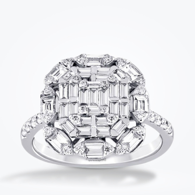 1.17 Karat Pırlanta Baget Yüzük - Baroni Diamond