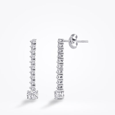 1.20 Karat Pırlanta Küpe - Baroni Diamond