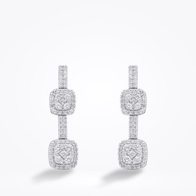 1.21 Karat Pırlanta Trend Küpe - Baroni Diamond (1)