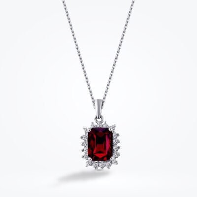 1.27 Karat Pırlanta Yakut Kolye - Baroni Diamond (1)