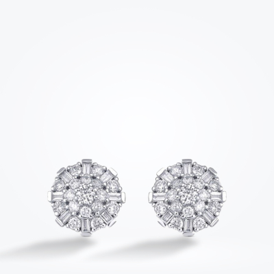 1.28 Karat Pırlanta Baget Küpe - Baroni Diamond (1)