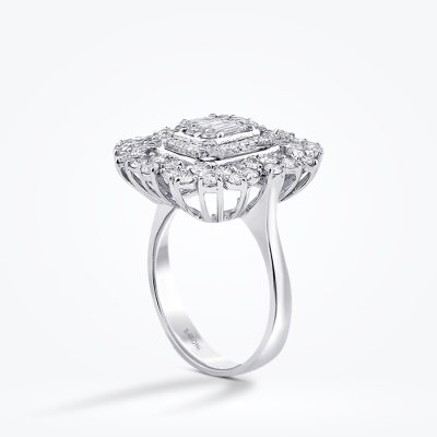 1.36 Karat Pırlanta Baget Yüzük - Baroni Diamond (1)