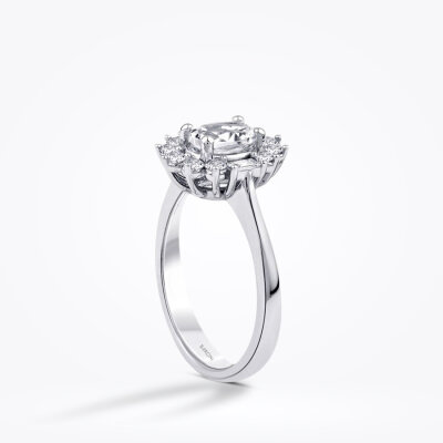 1.36 Karat Pırlanta Topaz Yüzük - Baroni Diamond (1)