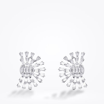 1.42 Karat Pırlanta Baget Küpe - Baroni Diamond (1)