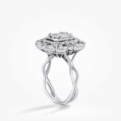 1.44 Karat Pırlanta Baget Yüzük - Baroni Diamond (1)