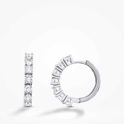 1.44 Karat Pırlanta Halka Küpe - Baroni Diamond