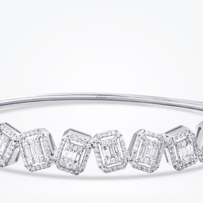 1.54 Karat Pırlanta Baget Kelepçe - Baroni Diamond (1)