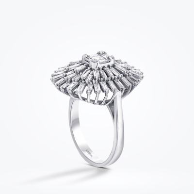 1.62 Karat Pırlanta Baget Yüzük - Baroni Diamond (1)