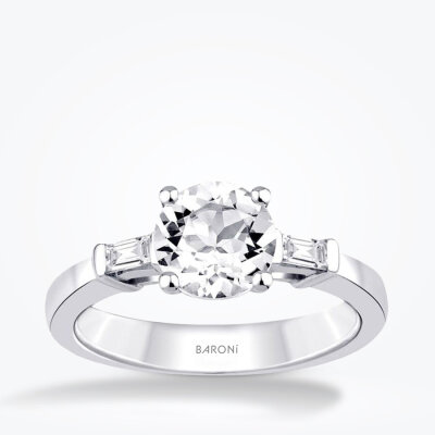 1.63 Karat Pırlanta Topaz Yüzük - Baroni Diamond