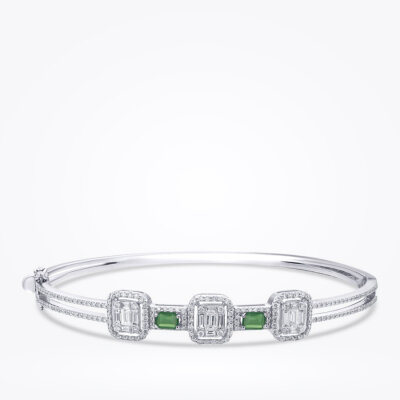 1.68 Karat Pırlanta Baget Kelepçe - Baroni Diamond