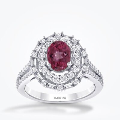 1.75 Karat Pırlanta Yakut Yüzük - Baroni Diamond