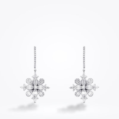 1.76 Karat Pırlanta Baget Küpe - Baroni Diamond (1)