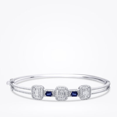 1.84 Karat Pırlanta Baget Kelepçe - Baroni Diamond