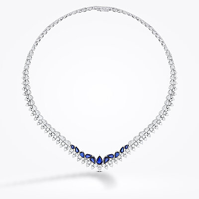 20.23 Karat Pırlanta Safir Gerdanlık - Baroni Diamond