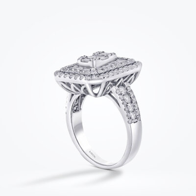 2.15 Karat Pırlanta Baget Yüzük - Baroni Diamond (1)