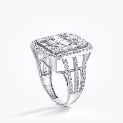2.64 Karat Pırlanta Baget Yüzük - Baroni Diamond (1)