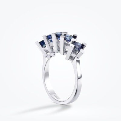 2.71 Karat Safir Beştaş Yüzük - Baroni Diamond (1)