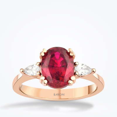 2.78 Karat Pırlanta Yakut Yüzük - Baroni Diamond