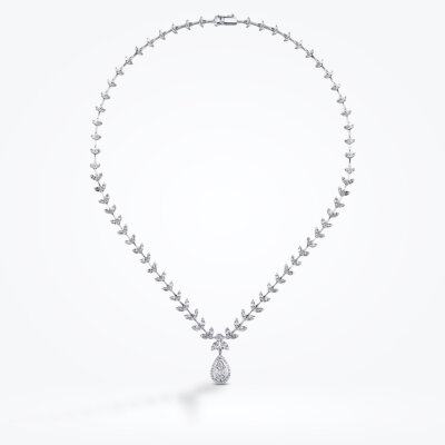 2.92 Karat Pırlanta Damla Gerdanlık - Baroni Diamond