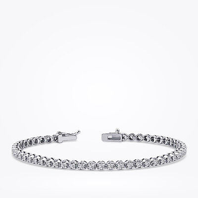 3.00 Karat Pırlanta Su Yolu Bileklik - Baroni Diamond