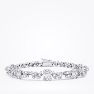 3.19 Karat Pırlanta Baget Kelepçe - Baroni Diamond