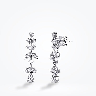 3.21 Karat Pırlanta Trend Küpe - Baroni Diamond