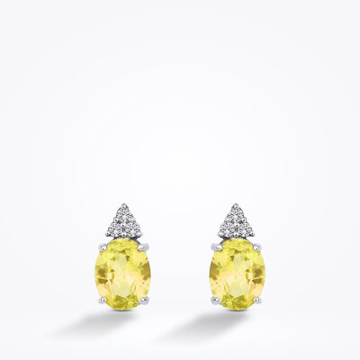 3.43 Karat Pırlanta Fancy Küpe - Baroni Diamond (1)