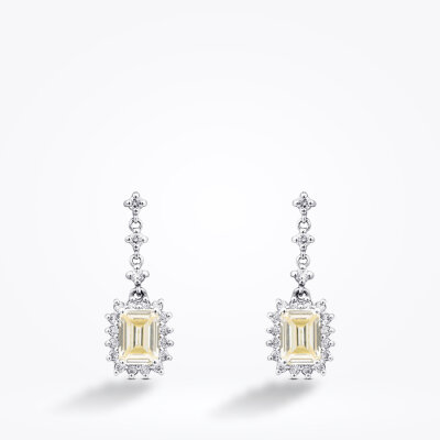 3.85 Karat Pırlanta Fancy Küpe - Baroni Diamond (1)