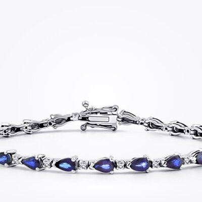 6.18 Karat Pırlanta Safir Bileklik - Baroni Diamond (1)