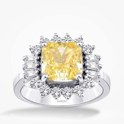 6.53 Karat Pırlanta Fancy Yüzük - Baroni Diamond