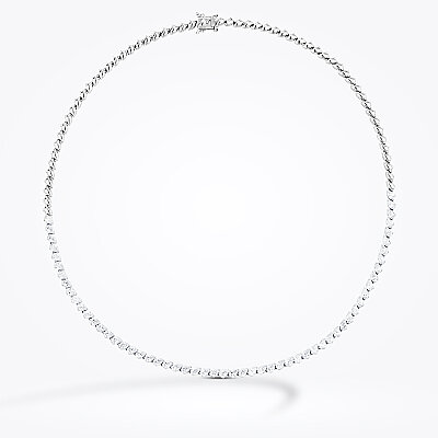 7.55 Karat Pırlanta Su Yolu Gerdanlık - Baroni Diamond