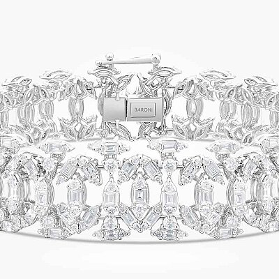 8.29 Karat Pırlanta Baget Bileklik - Baroni Diamond (1)
