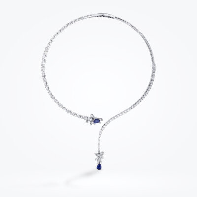 9.71 Karat Pırlanta Safir Gerdanlık - Baroni Diamond