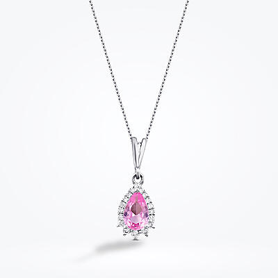 2.07 Karat Pırlanta Pembe Safir Set - 3