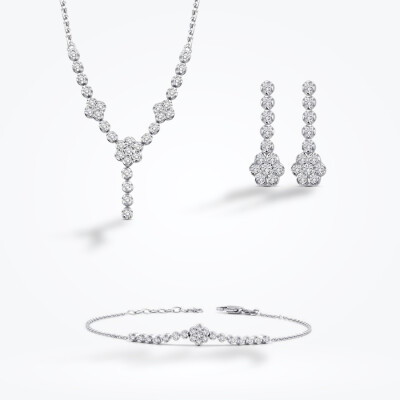 0.56 Karat Pırlanta Çiçek Trend Set