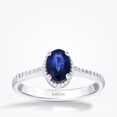 4.64 Karat Pırlanta Safir Set - 4