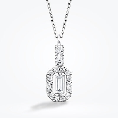 Altın Baget Kolye - Baroni Diamond (1)