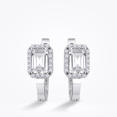 Altın Baget Küpe - Baroni Diamond (1)