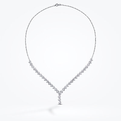 Altın Baget Tasarım Gerdanlık - Baroni Diamond