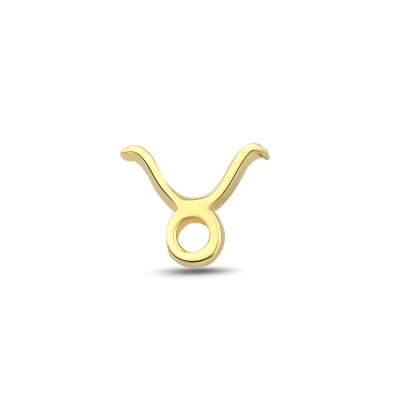 Altın Boğa Burç Tragus Küpe - Baroni Diamond