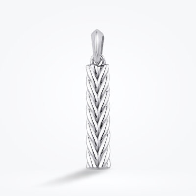 Altın Braid Erkek Kolye Ucu - Baroni Diamond