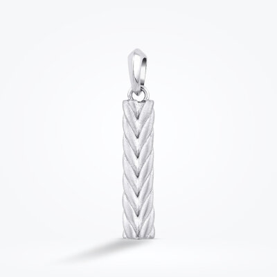 Altın Braid Erkek Kolye Ucu - Baroni Diamond