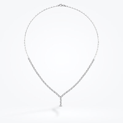 Altın Çapraz Baget Gerdanlık - Baroni Diamond
