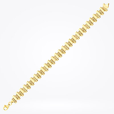 Altın Çocuk Desenli Bileklik - Baroni Diamond (1)