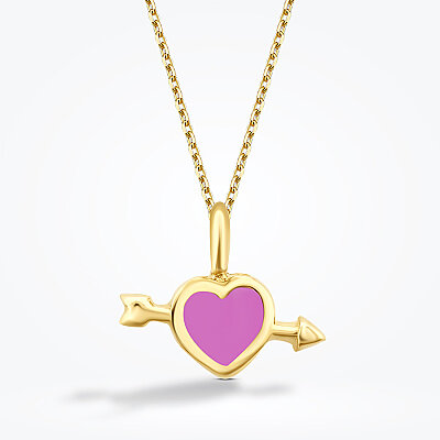 Altın Cupid Kolye - Baroni Diamond (1)